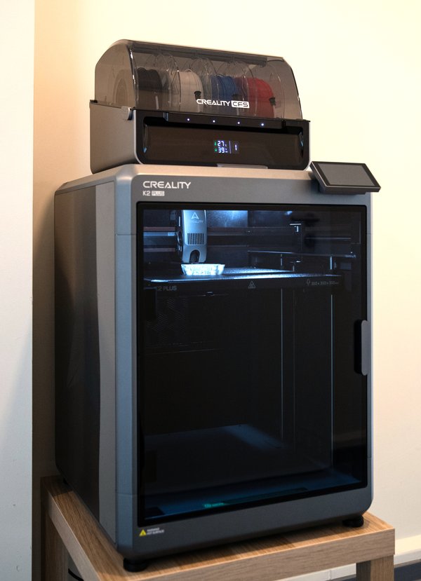 Foto des 3D-Druckers für die Orthesen-Fertigung